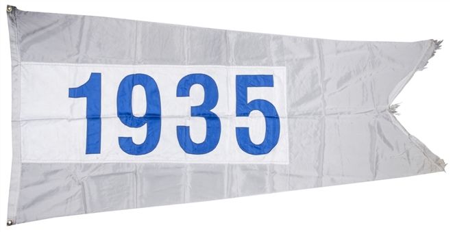 2015 Chicago Cubs "1935" Flag Flown at Wrigley Field